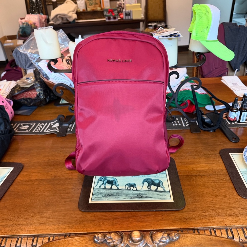 Stunning “Nomad Lane” Backpack in Beautiful Wine color brand new